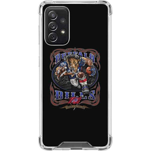 Liquid Blue NFL Buffalo Bills Running Back Galaxy A72 5G Clear Case